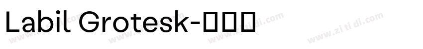 Labil Grotesk字体转换